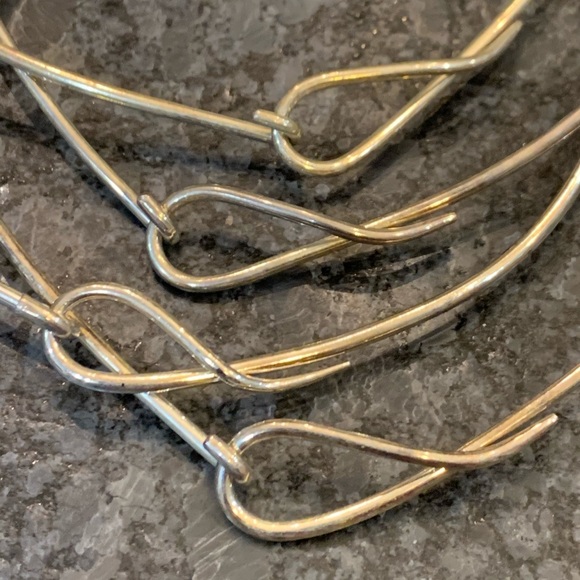 Beautiful Solid Cuff Hook Choker Necklace Twist - Picture 8 of 8